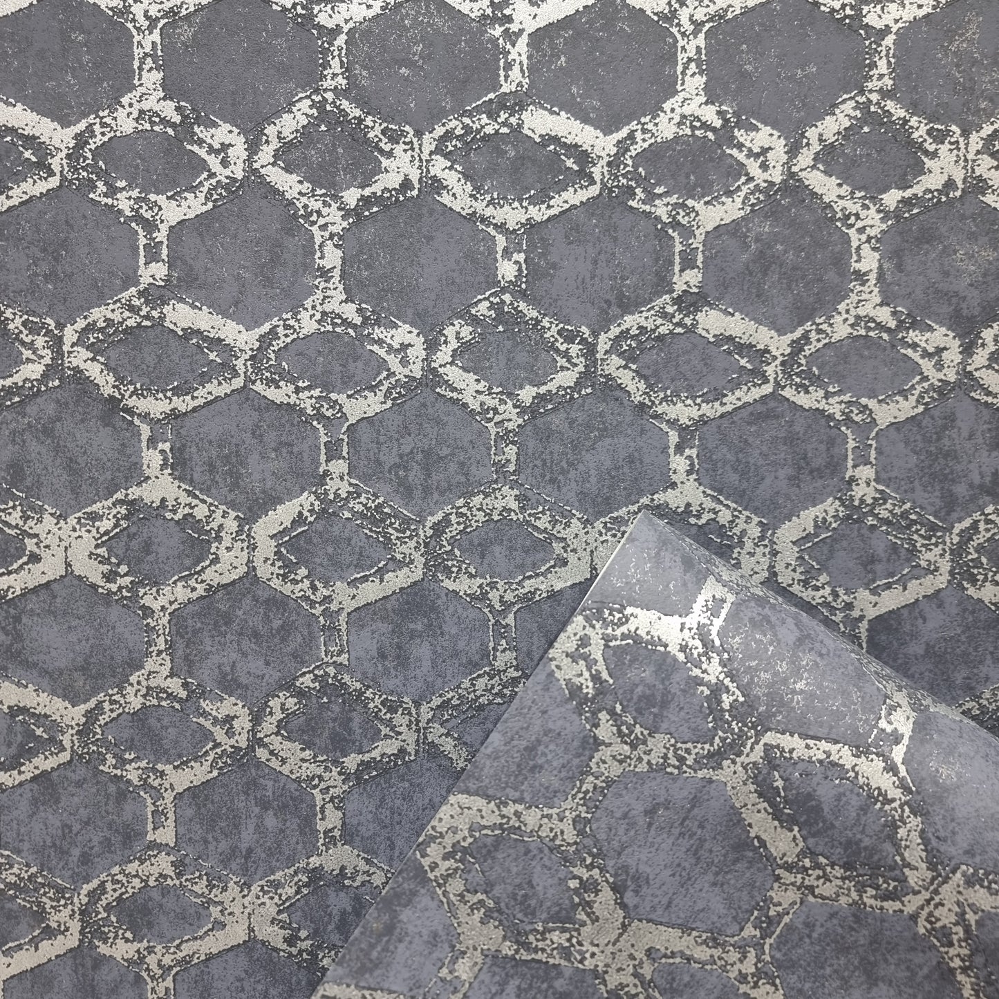 Hexagon S (Midnight Blue - Silver) - HMLHD601