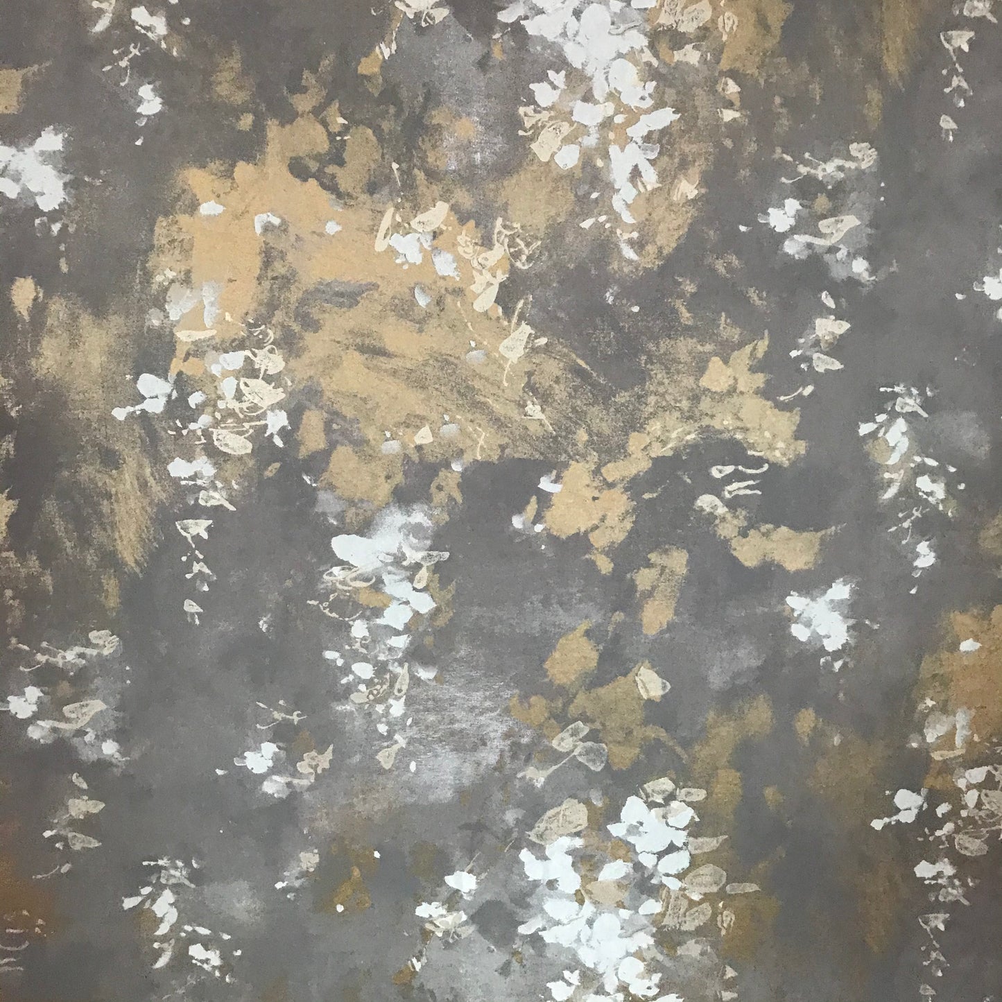 Floral Abstract (Grey Gold) - SORLHD207