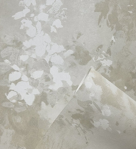 Floral Abstract (Pastel Olive-Silver) - SORLHD204