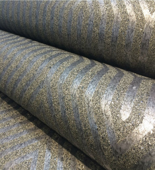 Fine Mica Geometric(Charcoal) - F111