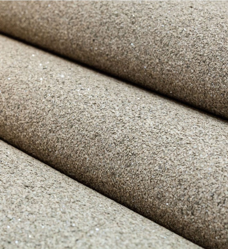 Mica Glitter Wallpaper (Cream With Silver Glitter) - MS64