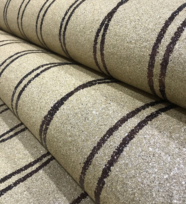 Mica Curve Glitter Wallpaper (Sandy Gold With Bronze Glitter) - MSC64
