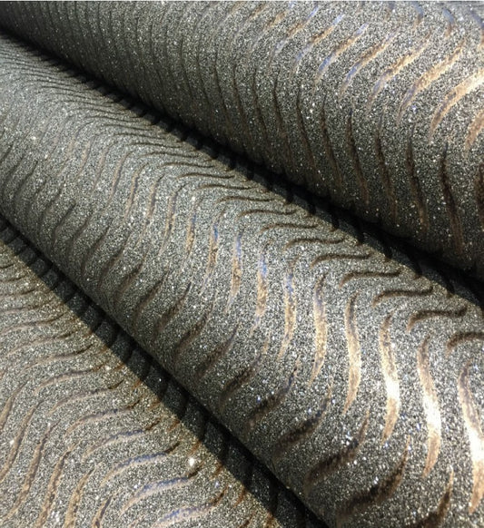 Fine Mica Wave (Graphite-Bronze) - F353