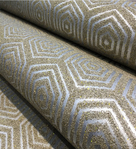 Fine Mica Hex (Silver-Grey) - F212