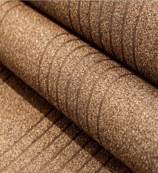 Mica MS Stripe Wallpaper (Matt Brown) - MSS54