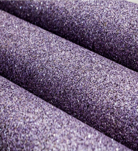 Mica Glitter Wallpaper (Purple With Silver Glitter) - MS55