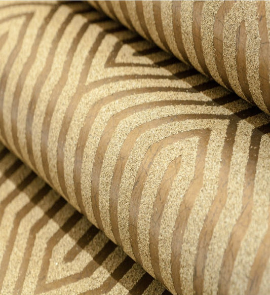 Fine Mica Geometric(Taupe) - F112