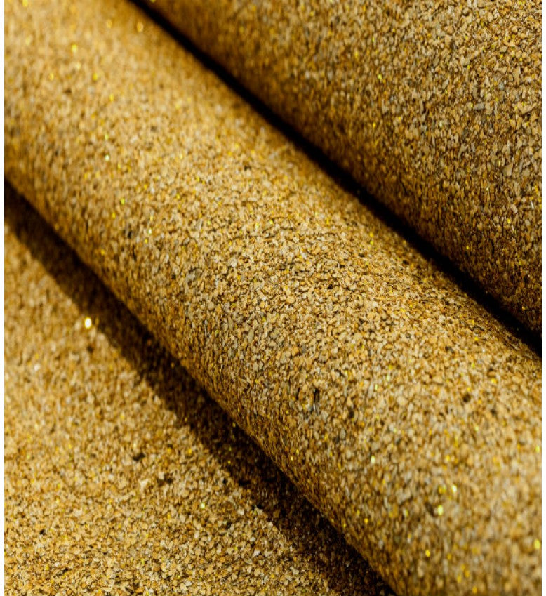 Mica Glitter Wallpaper (Sandy Gold With Gold Glitter) - MS51 – Luxury ...