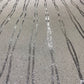 Mica Curve Glitter Wallpaper (White With Silver Glitter) - MSC13